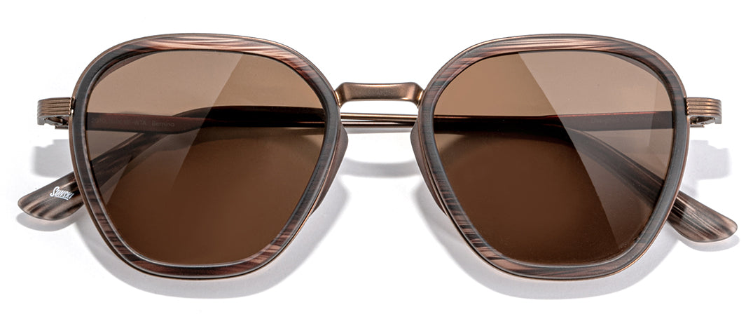 sunski bernina wire tortoise amber front angle