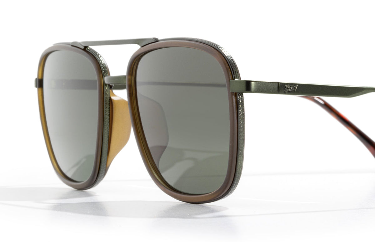 PROD_SUN_ES_OFO sunski estero olive forest close up three quarter angle