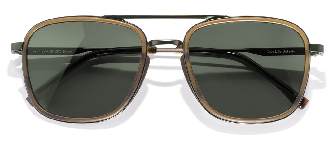 sunski estero olive forest front angle