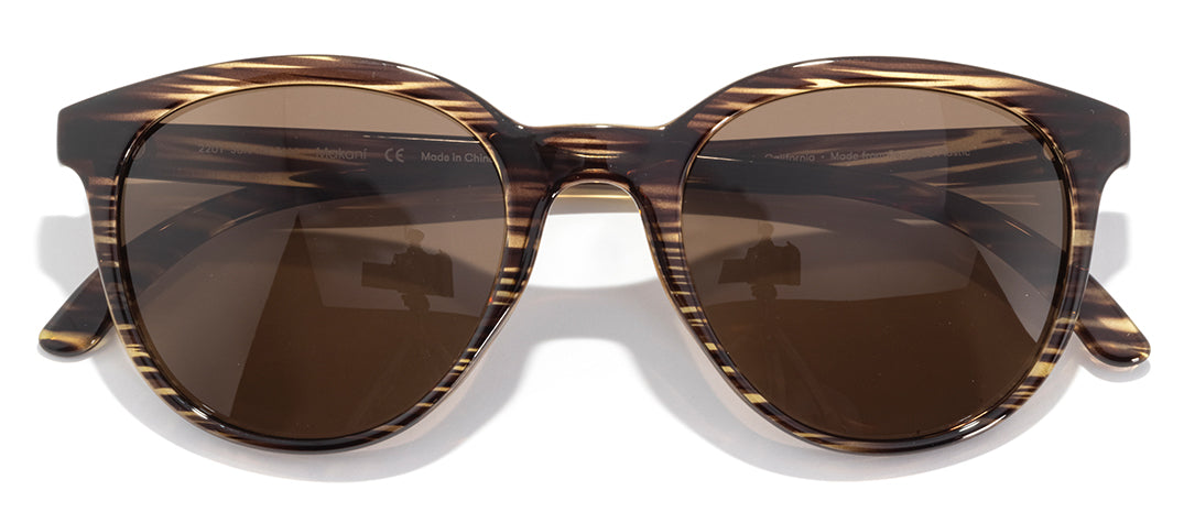 sunski makani wire tortoise amber front angle