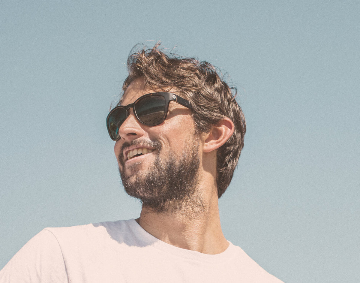 STORY low angle of guy wearing sunski topeka sunglasses