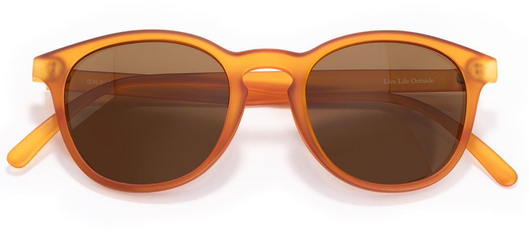 sunski yuba rust amber front angle