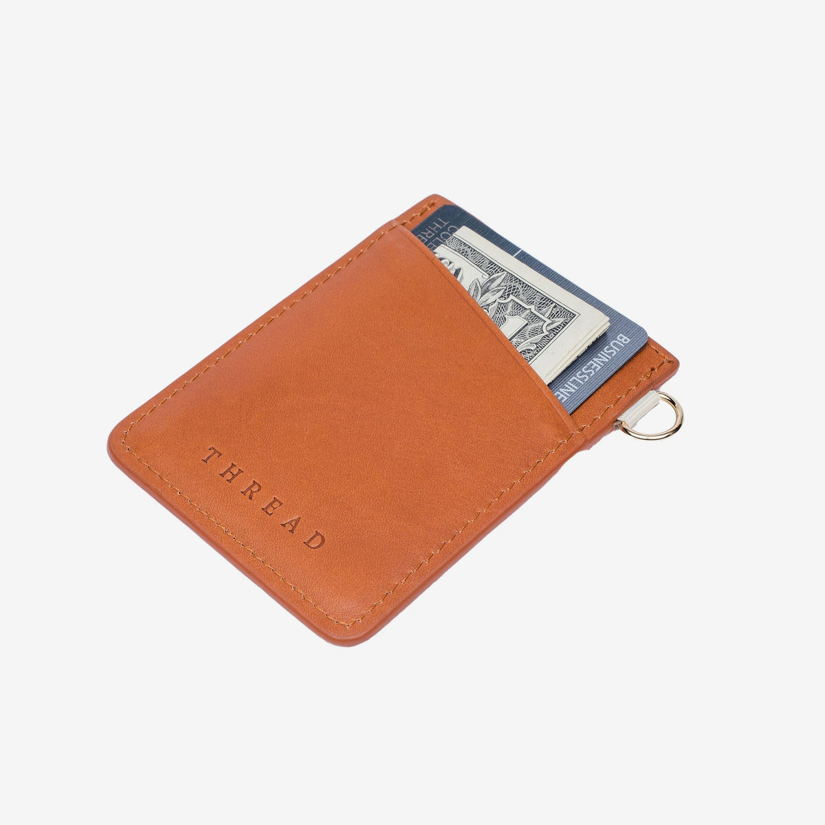 Vertical Leather Wallet - Blossom - Thread®