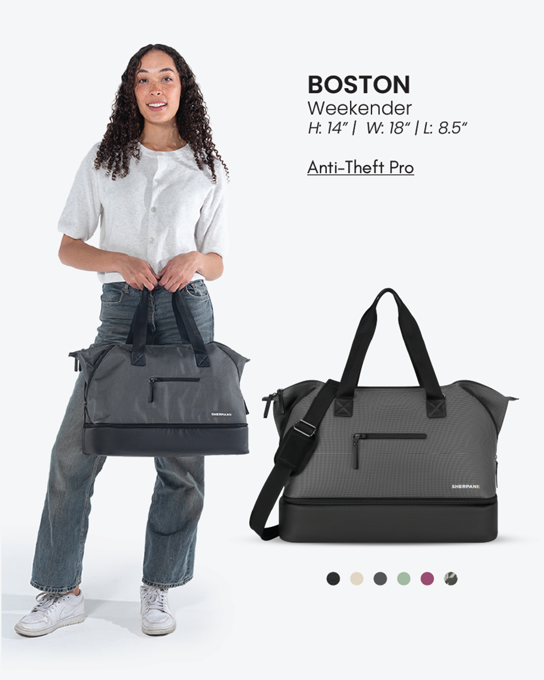 Boston | Anti-theft Weekender