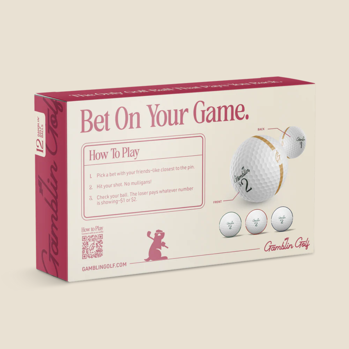 Womens Gamblin' Golf - Pack of 12 Balls