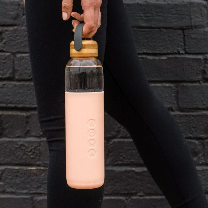 Glass Water Bottle - 25 oz