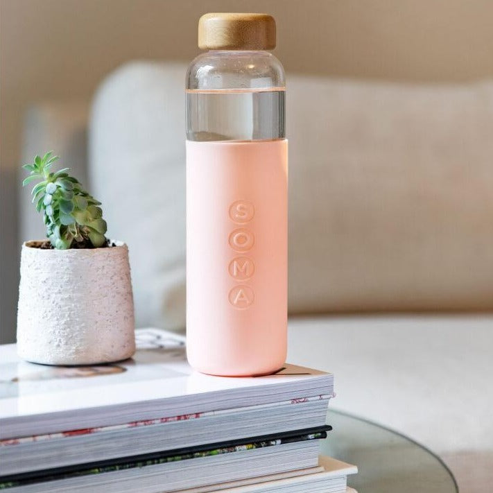 V2 17 oz. Glass Water Bottle